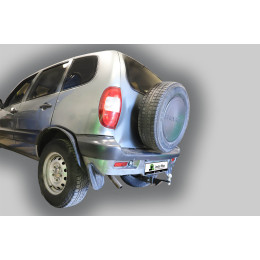 T-VAZ-18E TAVIALS ТСУ для ВАЗ 2123 Chevrolet Niva / Шевроле Нива / Шнива 1999-2020, Lada Niva 2020-2021, Lada Niva Travel 2021- без снятия и выреза бампера. Тип шара: E. Нагрузки: 750/100 кг
