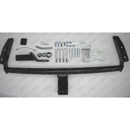 T-VAZ-18E TAVIALS ТСУ для ВАЗ 2123 Chevrolet Niva / Шевроле Нива / Шнива 1999-2020, Lada Niva 2020-2021, Lada Niva Travel 2021- без снятия и выреза бампера. Тип шара: E. Нагрузки: 750/100 кг, масса фаркопа 13,8 кг, требуется 4 сверления (без электрики в к