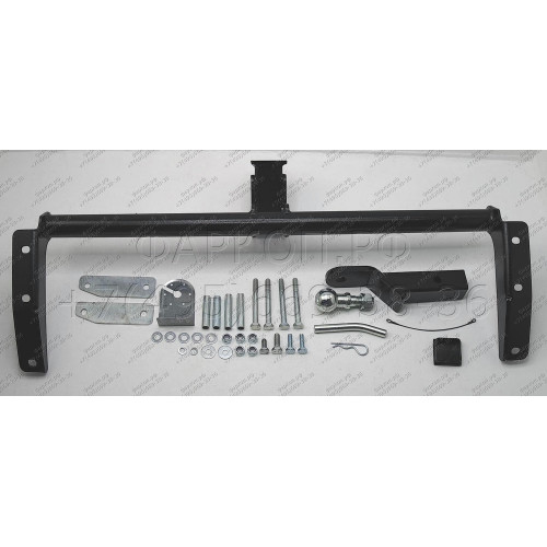 T-VAZ-18E TAVIALS ТСУ для ВАЗ 2123 Chevrolet Niva / Шевроле Нива / Шнива 1999-2020, Lada Niva 2020-2021, Lada Niva Travel 2021- без снятия и выреза бампера. Тип шара: E. Нагрузки: 750/100 кг, масса фаркопа 13,8 кг, требуется 4 сверления (без электрики в к