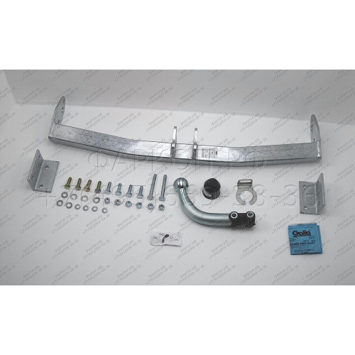 T051A GALIA Полностью оцинкованный фаркоп на Toyota Corolla E12 универсал 2002-2006. Тип шара: A. Установка без снятия и выреза бампера. Нагрузки: 1300/55 кг, масса фаркопа 16,01 кг