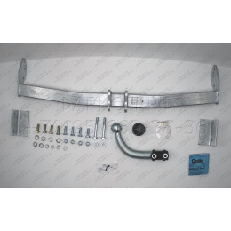 T051A GALIA Полностью оцинкованный фаркоп на Toyota Corolla E12 универсал 2002-2006. Тип шара: A. Установка без снятия и выреза бампера. Нагрузки: 1300/55 кг, масс