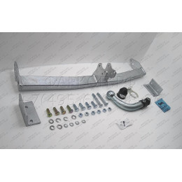 T051A GALIA Полностью оцинкованный фаркоп на Toyota Corolla E12 универсал 2002-2006. Тип шара: A. Установка без снятия и выреза бампера. Нагрузки: 1300/55 кг, масс
