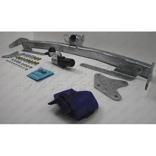 T068C GALIA Полностью оцинкованный фаркоп на Toyota Highlander 2010-2014. Тип шара: C (горизонтальный съемный). Требуется подрезка бампера. Нагрузки: 2500/120 кг, масса фаркопа 19,97 кг