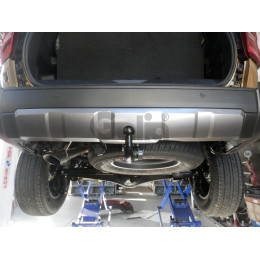 T081A GALIA Полностью оцинкованный фаркоп на Toyota Land Cruiser J250 2023-, Lexus GX J250 2023-. Подрозетник убирается за бампер. Тип шара: A. Невидимый вырез бампера. 