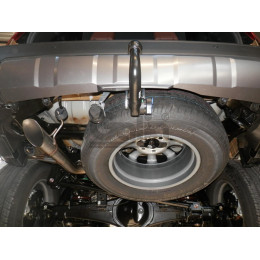 T081A GALIA Полностью оцинкованный фаркоп на Toyota Land Cruiser J250 2023-, Lexus GX J250 2023-. Подрозетник убирается за бампер. Тип шара: A. Невидимый вырез бампера. 