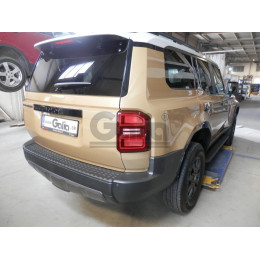T081A GALIA Полностью оцинкованный фаркоп на Toyota Land Cruiser J250 2023-, Lexus GX J250 2023-. Подрозетник убирается за бампер. Тип шара: A. Невидимый вырез бампера. 