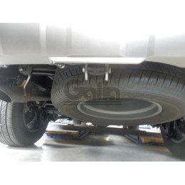 T081A GALIA Полностью оцинкованный фаркоп на Toyota Land Cruiser J250 2023-, Lexus GX J250 2023-. Подрозетник убирается за бампер. Тип шара: A. Невидимый вырез бампера. 