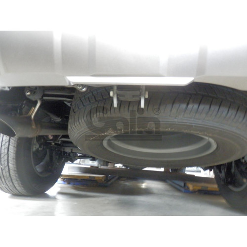 T081A GALIA Полностью оцинкованный фаркоп на Toyota Land Cruiser J250 2023-, Lexus GX J250 2023-. Подрозетник убирается за бампер. Тип шара: A. Невидимый вырез бампера. Нагрузки: 3500/120 кг, масса фаркопа 9,3 кг