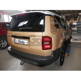 T081A GALIA Полностью оцинкованный фаркоп на Toyota Land Cruiser J250 2023-, Lexus GX J250 2023-. Подрозетник убирается за бампер. Тип шара: A. Невидимый вырез бампера. 