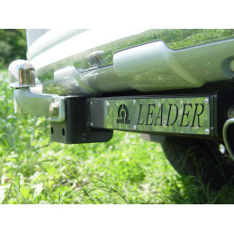 T113-F(N) Лидер-плюс ТСУ (с металлич. пластиной) для Toyota Land Cruiser Prado J120 2002-2009, Toyota Land Cruiser Prado J150 2009-2023, Lexus GX 470 2002-2009, Lexus GX 460 2009-2023 без выреза бампера. Н