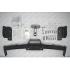 T113-F(N) Лидер-плюс ТСУ (с металлич. пластиной) для Toyota Land Cruiser Prado J120 2002-2009, Toyota Land Cruiser Prado J150 2009-2023, Lexus GX 470 2002-2009, Lexus GX 460 2009-2023 без выреза бампера. Нагрузки: 2000/100 кг, масса фаркопа 18,92 кг (без 