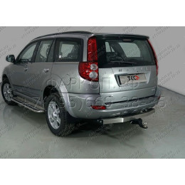 TCU00157 ТСС Фаркоп оцинкованный на Haval H5 2020-2021 с накладкой с надписью Haval. Требуется подрезка бампера. Тип шара: E (шаровый узел под американский 