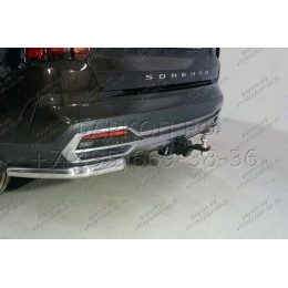 TCU00163N ТСС Фаркоп на Kia Sorento 2020-. Требуется подрезка бампера. Тип шара: E (шаровый узел под американский квадрат с нержавеющим шаром). Нагрузки: 1