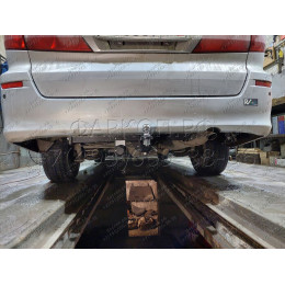 H.T47.E HALTY Фаркоп на Toyota Estima 2000-2006 (в т.ч. комплектация Aeras), Toyota Alphard 2002-2008, Toyota Previa 2000-2006. Возможно потребуется подрезка бампера. Тип шара: E. Нагру
