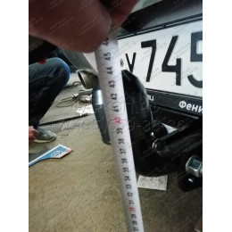H.T43.A HALTY Фаркоп на Toyota Cami 1999-2006, Daihatsu Terios 1997-2006 без подрезки бампера. Тип шара: A. Нагрузки: 750/75 кг, масса фаркопа 12 кг