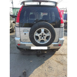 H.T43.A HALTY Фаркоп на Toyota Cami 1999-2006, Daihatsu Terios 1997-2006 без подрезки бампера. Тип шара: A. Нагрузки: 750/75 кг, масса фаркопа 12 кг