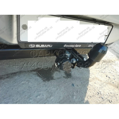 H.T43.A HALTY Фаркоп на Toyota Cami 1999-2006, Daihatsu Terios 1997-2006 без подрезки бампера. Тип шара: A. Нагрузки: 750/75 кг, масса фаркопа 12 кг