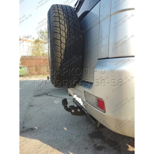 H.T43.A HALTY Фаркоп на Toyota Cami 1999-2006, Daihatsu Terios 1997-2006 без подрезки бампера. Тип шара: A. Нагрузки: 750/75 кг, масса фаркопа 12 кг