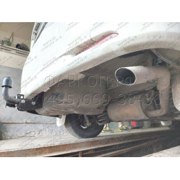 H.T60.A HALTY Фаркоп на Toyota Ipsum 2WD/4WD (кузов ACM21, ACM26) 2001-2009, Toyota Avensis Verso 2001-2009. Возможно потребуется подрезка бампера. Тип шара: A. Нагрузки: 750/75 кг, масс