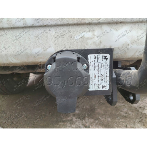 H.T60.A HALTY Фаркоп на Toyota Ipsum 2WD/4WD (кузов ACM21, ACM26) 2001-2009, Toyota Avensis Verso 2001-2009. Возможно потребуется подрезка бампера. Тип шара: A. Нагрузки: 750/75 кг, масса фаркопа 16,1 кг
