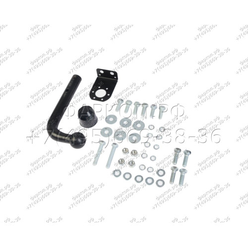 H.T60.A HALTY Фаркоп на Toyota Ipsum 2WD/4WD (кузов ACM21, ACM26) 2001-2009, Toyota Avensis Verso 2001-2009. Возможно потребуется подрезка бампера. Тип шара: A. Нагрузки: 750/75 кг, масса фаркопа 16,1 кг