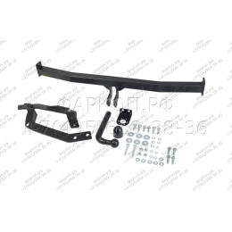 H.T60.A HALTY Фаркоп на Toyota Ipsum 2WD/4WD (кузов ACM21, ACM26) 2001-2009, Toyota Avensis Verso 2001-2009. Возможно потребуется подрезка бампера. Тип шара: A. Нагрузки: 750/75 кг, масс
