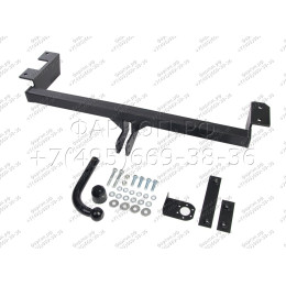 H.T79.A HALTY Фаркоп на Toyota Wish 2WD/4WD 2003-2009, 2009-2017 без подрезки бампера. Тип шара: A. Нагрузки: 750/75 кг, масса фаркопа 15,3 кг