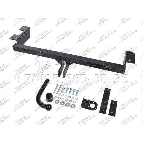 H.T79.A HALTY Фаркоп на Toyota Wish 2WD/4WD 2003-2009, 2009-2017 без подрезки бампера. Тип шара: A. Нагрузки: 750/75 кг, масса фаркопа 15,3 кг