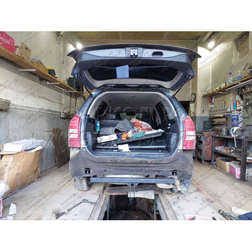 H.T79.A HALTY Фаркоп на Toyota Wish 2WD/4WD 2003-2009, 2009-2017 без подрезки бампера. Тип шара: A. Нагрузки: 750/75 кг, масса фаркопа 15,3 кг