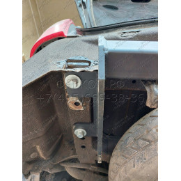 H.T79.A HALTY Фаркоп на Toyota Wish 2WD/4WD 2003-2009, 2009-2017 без подрезки бампера. Тип шара: A. Нагрузки: 750/75 кг, масса фаркопа 15,3 кг