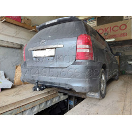 H.T79.A HALTY Фаркоп на Toyota Wish 2WD/4WD 2003-2009, 2009-2017 без подрезки бампера. Тип шара: A. Нагрузки: 750/75 кг, масса фаркопа 15,3 кг