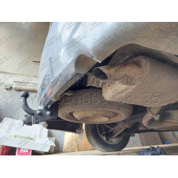 H.T79.A HALTY Фаркоп на Toyota Wish 2WD/4WD 2003-2009, 2009-2017 без подрезки бампера. Тип шара: A. Нагрузки: 750/75 кг, масса фаркопа 15,3 кг