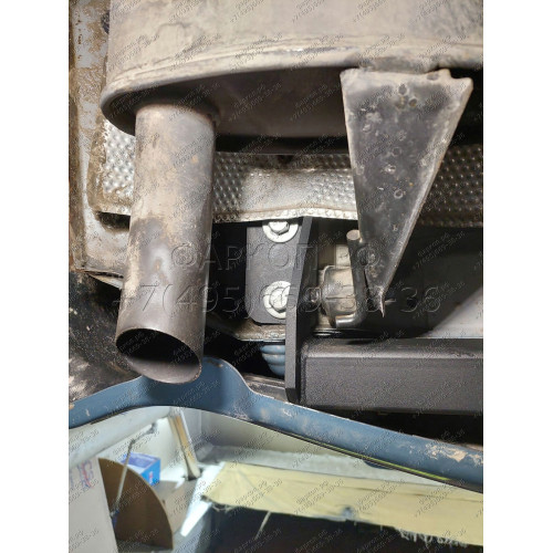 H.T79.A HALTY Фаркоп на Toyota Wish 2WD/4WD 2003-2009, 2009-2017 без подрезки бампера. Тип шара: A. Нагрузки: 750/75 кг, масса фаркопа 15,3 кг