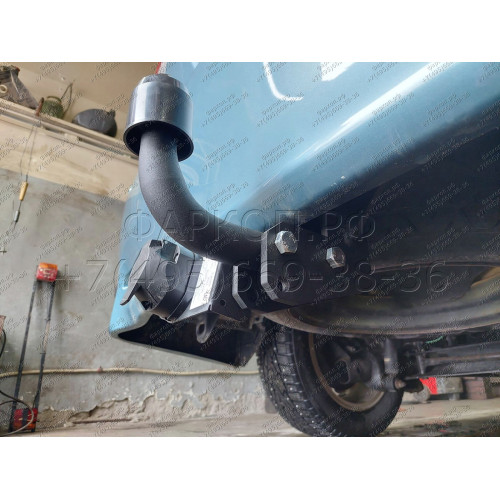 H.T79.A HALTY Фаркоп на Toyota Wish 2WD/4WD 2003-2009, 2009-2017 без подрезки бампера. Тип шара: A. Нагрузки: 750/75 кг, масса фаркопа 15,3 кг