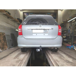 H.T79.A HALTY Фаркоп на Toyota Wish 2WD/4WD 2003-2009, 2009-2017 без подрезки бампера. Тип шара: A. Нагрузки: 750/75 кг, масса фаркопа 15,3 кг