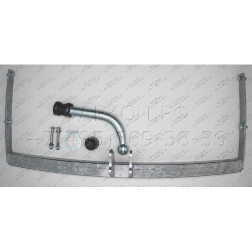 V010A GALIA Полностью оцинкованный фаркоп на Volkswagen Golf III универсал 1993-1999. Тип шара: A. Подрезка бампера. Нагрузки: 1500/75 кг, масса фаркопа 14,42 кг