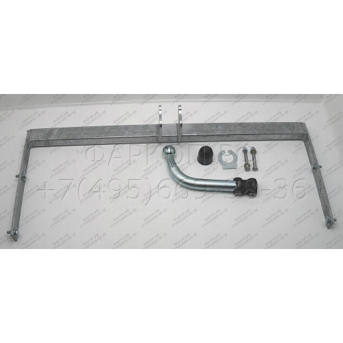 V010A GALIA Полностью оцинкованный фаркоп на Volkswagen Golf III универсал 1993-1999. Тип шара: A. Подрезка бампера. Нагрузки: 1500/75 кг, масса фаркопа 14,42 кг