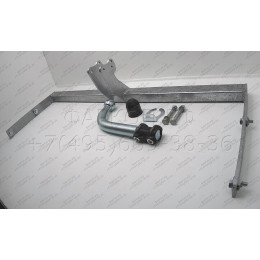 V010A GALIA Полностью оцинкованный фаркоп на Volkswagen Golf III универсал 1993-1999. Тип шара: A. Подрезка бампера. Нагрузки: 1500/75 кг, масса фаркопа 14,42 кг