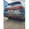 V092V GALIA Полностью оцинкованный фаркоп на Volkswagen Touareg 2018-. Подрозетник убирается за бампер. Тип шара: AV (вертикальное быстросъемное крепление шара на ключе). Невидимый вырез бампера. Нагрузки: 3500/140 кг, масса фаркопа 19,97 кг
