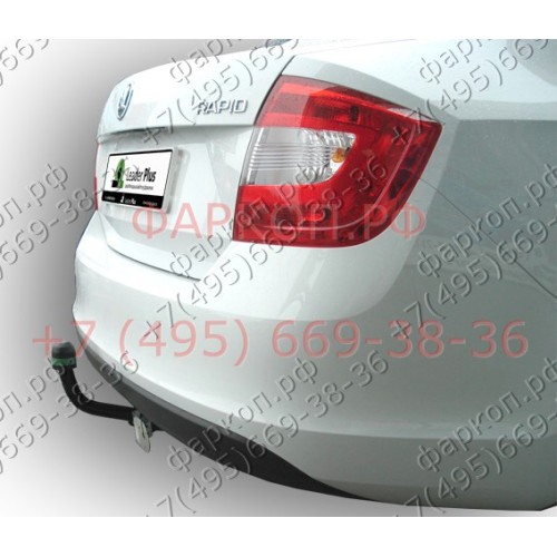 V125-A Лидер-плюс ТСУ для Volkswagen Polo седан 2010-2020, Polo лифтбек 2020-2022, Skoda Rapid лифтбек 2012-2020, 2020-2022. Требуется подрезка бампера. Нагрузки: 1000/75 кг, масса фаркопа 15,02 кг (без электрики в комплекте)