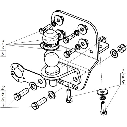 ZT105FE ZINCAR Полностью оцинкованный фаркоп на Toyota Land Cruiser Prado 150 2009-2023, Toyota Land Cruiser Prado 120 2003-2009, Toyota FJ Cruiser 2006-2010. Необходима подрезка бампера. Тип шара: FE. Нагрузки: 2500/100 кг, масса фаркопа 8 кг (без электр