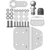 ZT105FE ZINCAR Полностью оцинкованный фаркоп на Toyota Land Cruiser Prado 150 2009-2023, Toyota Land Cruiser Prado 120 2003-2009, Toyota FJ Cruiser 2006-2010. Необходима подрезка бампера. Тип шара: FE. Нагрузки: 2500/100 кг, масса фаркопа 8 кг (без электр