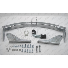J009A GALIA Полностью оцинкованный фаркоп на Jeep Cherokee 2007-2013, Dodge Nitro 2007-2012. Тип шара: A. Установка без снятия и выреза бампера. Нагрузки: 3500/150 кг, масс