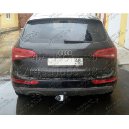 AU 04 AVTOS Фаркоп на Audi Q5 2008-2016. Необходима подрезка бампера. Тип шара: A. Нагрузки: 2400/75 кг, масса фаркопа 19 кг (без электрики в комплекте)