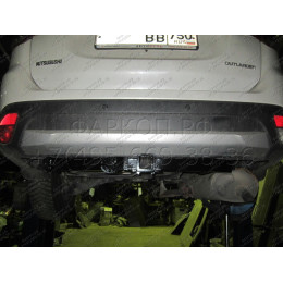 FA 0995-E Бизон Фаркоп на Mitsubishi Outlander 2012-2022 без подрезки бампера. Тип шара: E (легкосъемный шар под квадрат). Нагрузки: 3200/120 кг. Не комплектуется эл