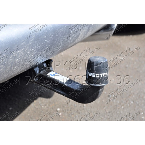 321736600001 WESTFALIA Фаркоп на Volkswagen Touareg 2002-2010, 2010-2018, Porsche Cayenne 2002-2010, 2010-2017. Быстросъемное вертикальное крепление шара на ключе. Нагрузки 3500/140 кг, масса фаркопа 34 кг