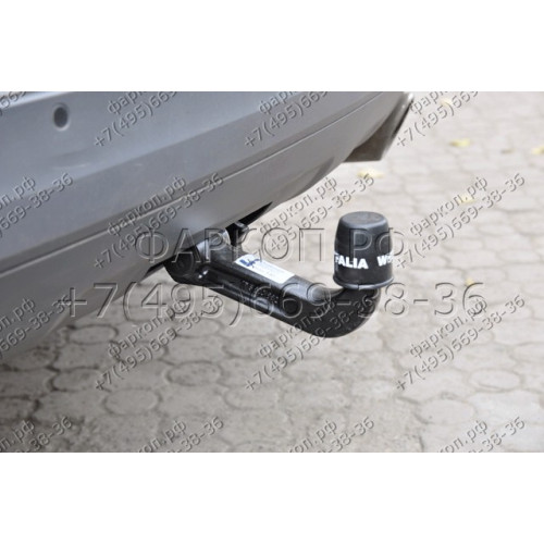 321736600001 WESTFALIA Фаркоп на Volkswagen Touareg 2002-2010, 2010-2018, Porsche Cayenne 2002-2010, 2010-2017. Быстросъемное вертикальное крепление шара на ключе. Нагрузки 3500/140 кг, масса фаркопа 34 кг