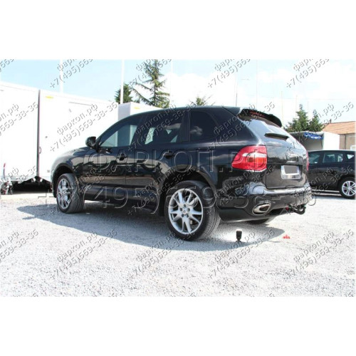 321736600001 WESTFALIA Фаркоп на Volkswagen Touareg 2002-2010, 2010-2018, Porsche Cayenne 2002-2010, 2010-2017. Быстросъемное вертикальное крепление шара на ключе. Нагрузки 3500/140 кг, масса фаркопа 34 кг