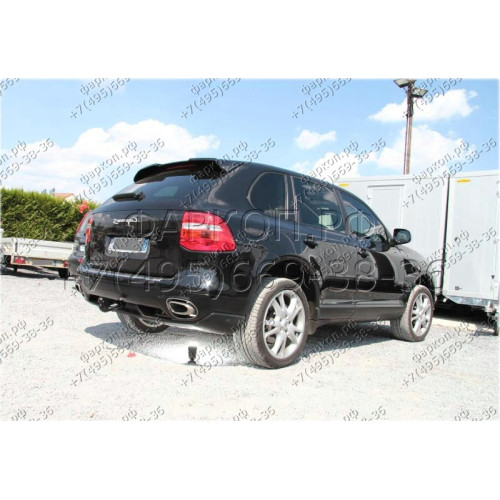321736600001 WESTFALIA Фаркоп на Volkswagen Touareg 2002-2010, 2010-2018, Porsche Cayenne 2002-2010, 2010-2017. Быстросъемное вертикальное крепление шара на ключе. Нагрузки 3500/140 кг, масса фаркопа 34 кг