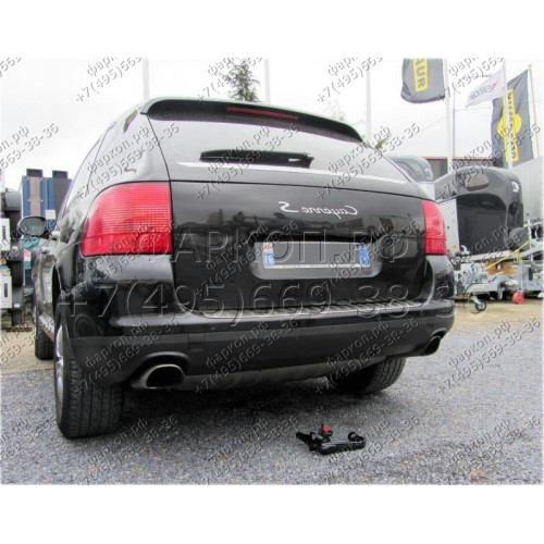 321736600001 WESTFALIA Фаркоп на Volkswagen Touareg 2002-2010, 2010-2018, Porsche Cayenne 2002-2010, 2010-2017. Быстросъемное вертикальное крепление шара на ключе. Нагрузки 3500/140 кг, масса фаркопа 34 кг